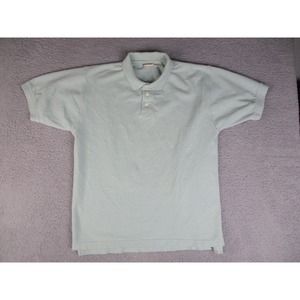 BCC Blues Polo Shirt Mens‎ Large Blue Collared Cotton